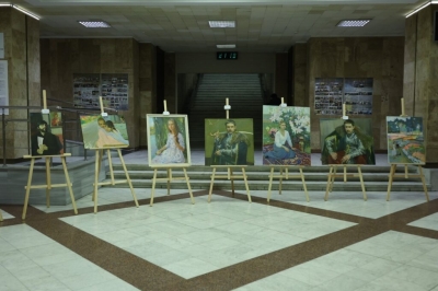 У Київській ОВА провели виставку картин ірпінського художника (ФОТО)